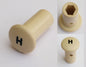 Classic Car "H" Heater Cream Knob for Morgan Alvis Morris Wolseley etc