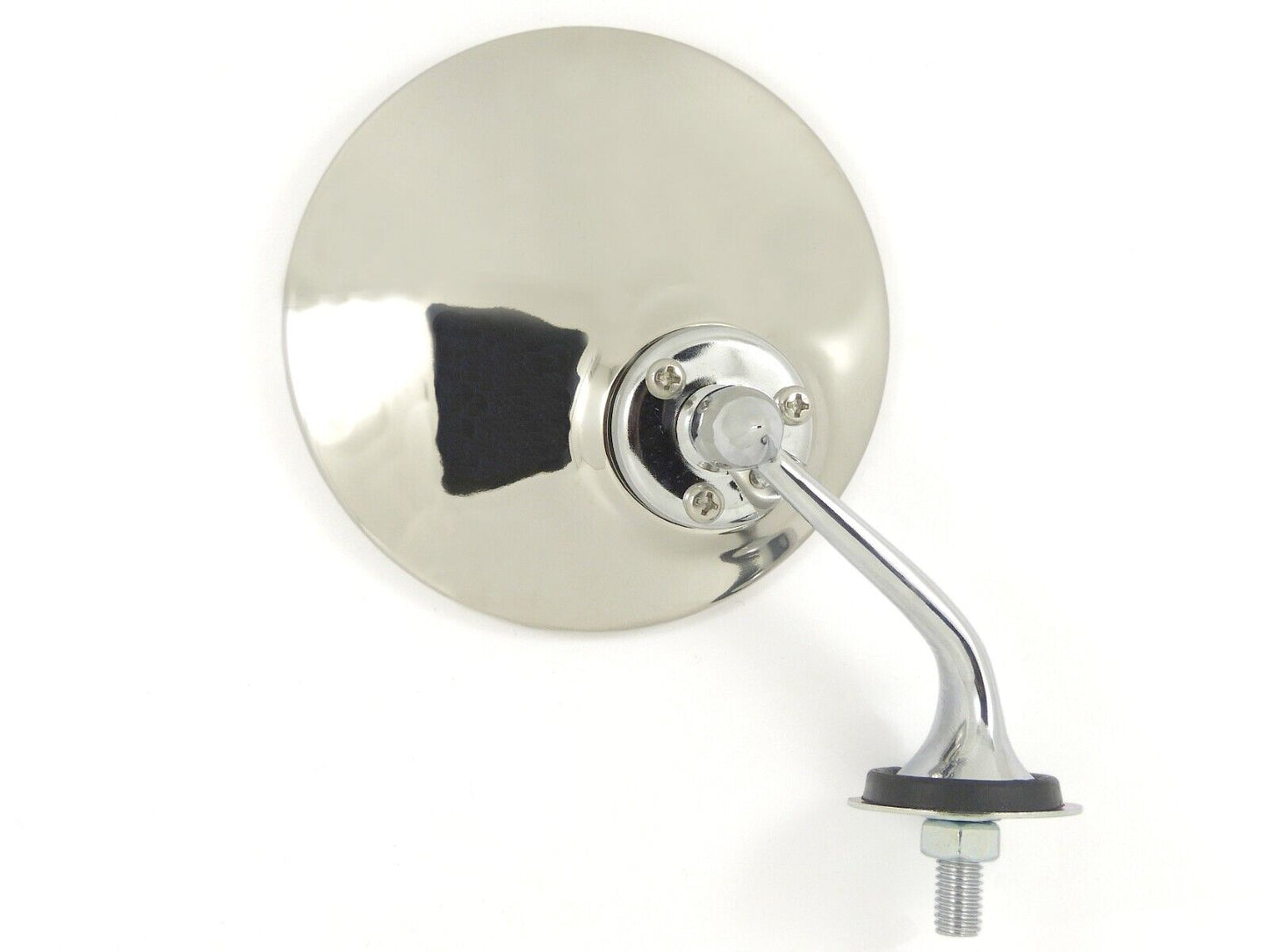 Lucas Style 406 Classic Car Chrome Door / Wing Mirror (RH) with Convex Glass