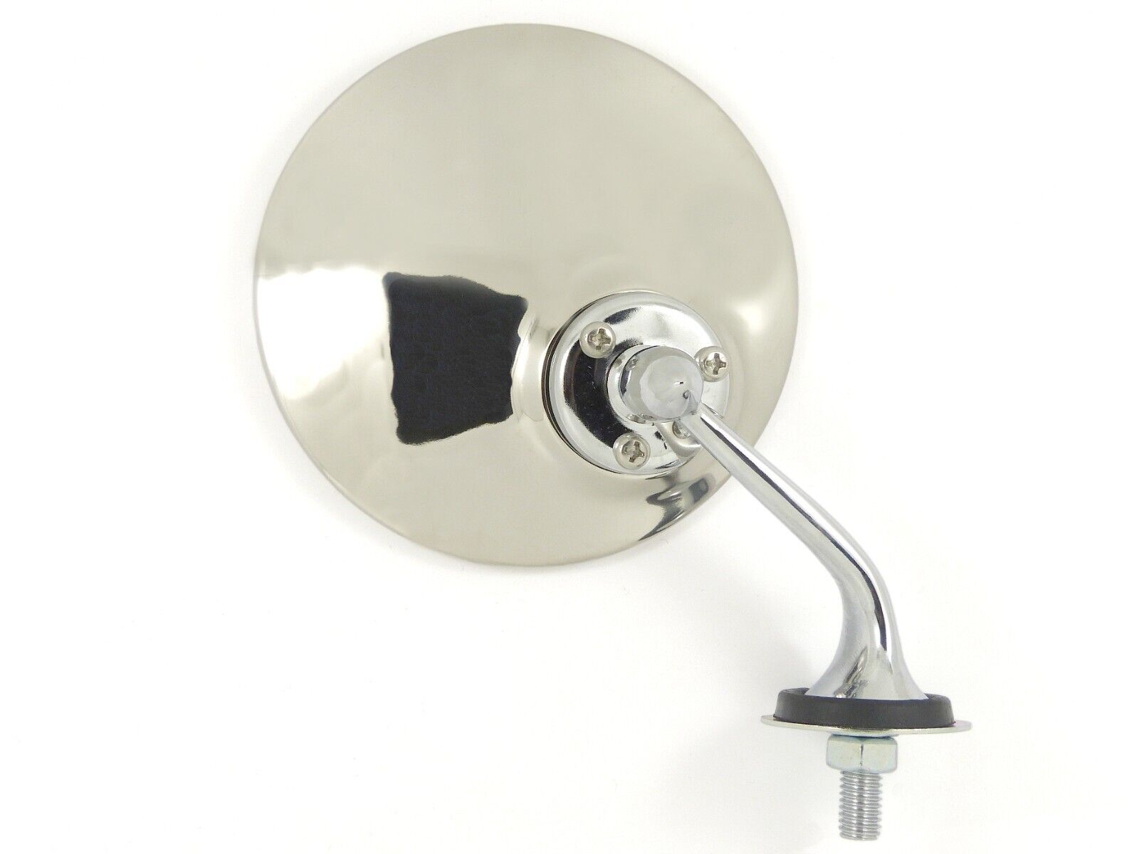 Lucas Style 406 Classic Car Chrome Door / Wing Mirror (RH) with Convex Glass
