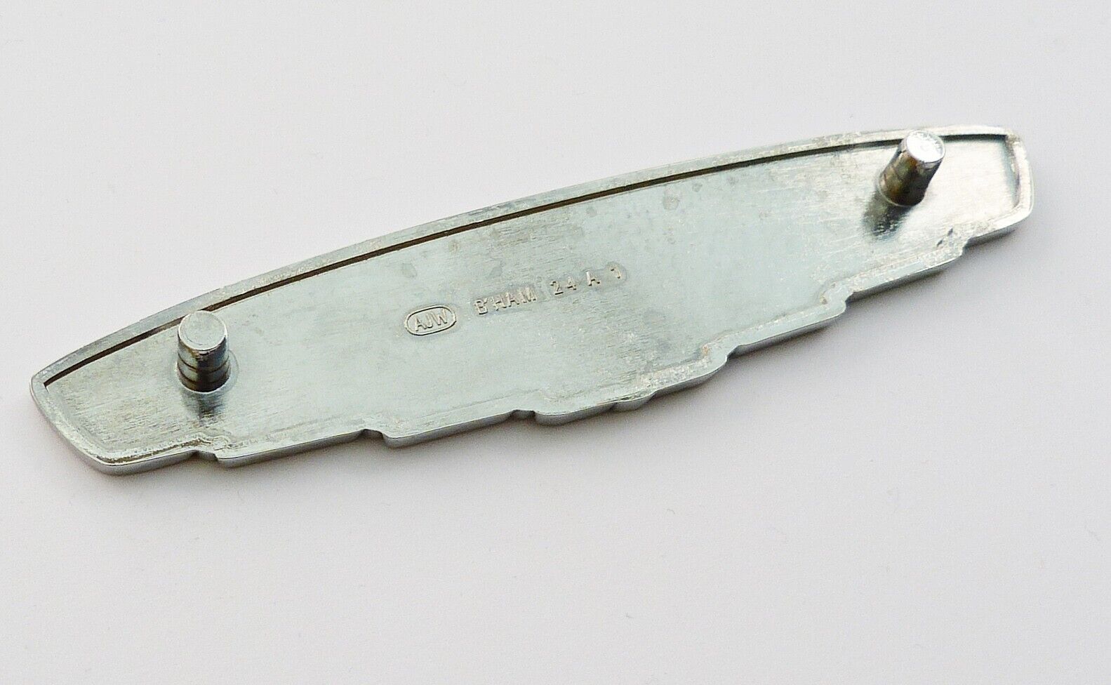 Classic Mini Mk 1 "Austin Cooper" Chrome Cast Metal Badge, BMC part; 24A71