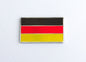Enamel & Chrome Self Adhesive German Classic Car Flag Badge, Deutschland Flagge