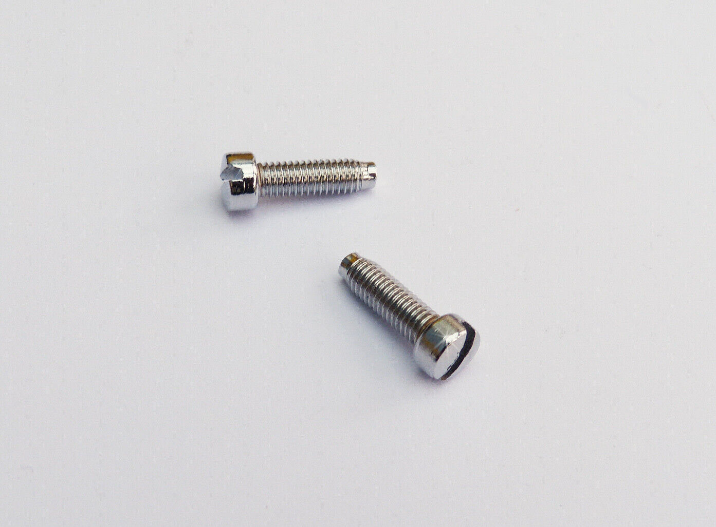 Lucas L677 L549 Chrome Light Lens Screws, MGA Sprite Midget Triumph Morris Minor