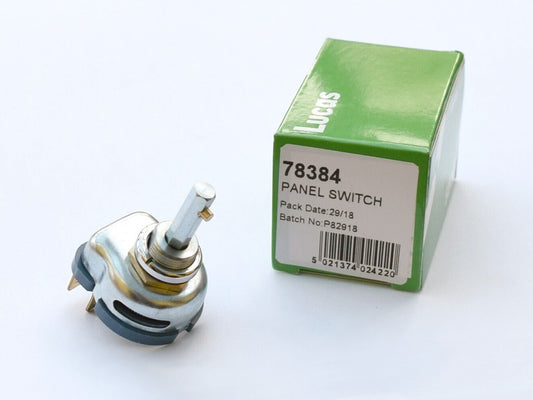 Lucas 3R Heater Rheostat Switch 78384 for Triumph, Mini, Land Rover, 57H5260