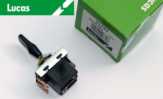 Lucas 31743 On Off On Switch 57SA, 2A9074, Austin Healey Sprite, Triumph Norton