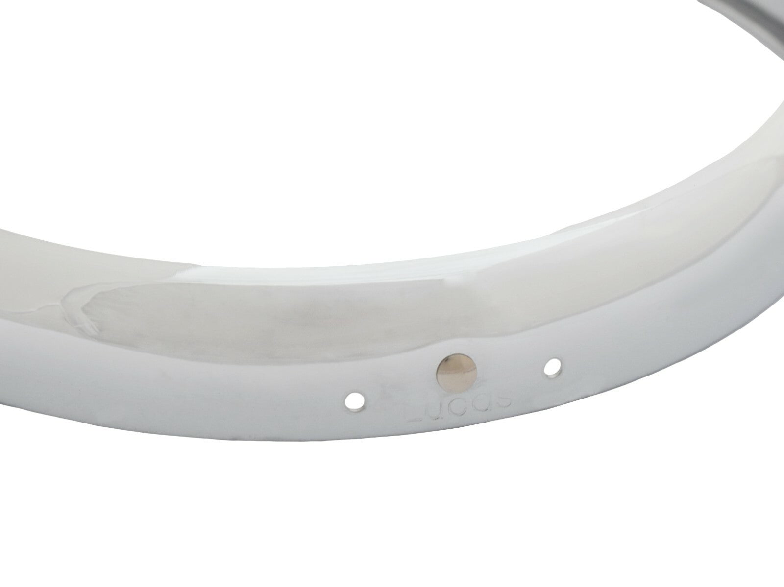 Lucas 553248 7" Chrome Headlight Rim Bezel, Triumph Norton AMC MG TC TD Morgan