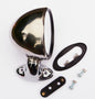 Polished Stainless Steel Left Hand Bullet Style Door Mirror, Mini, Classic Car
