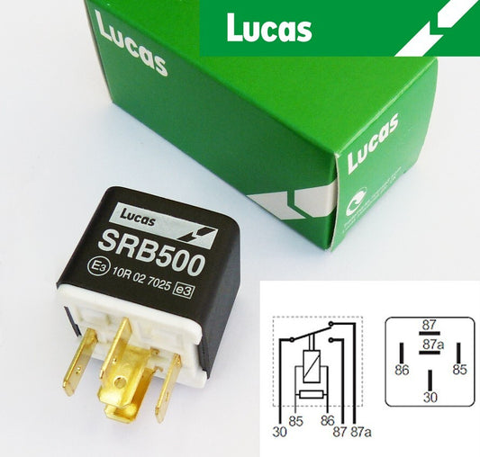 Lucas SRB500 12V 20/30A Change over 28RA Relay Land Rover Mini DRC1820 YWB10031A