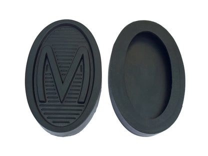 Pair of 'M' Embossed Pedal Rubbers for Morris Minor ACA5359M