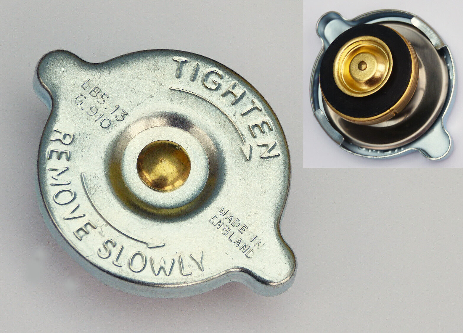 Radiator / Expansion Tank 13PSI Cap GRC111, Mini Morris MGB Jaguar Fiat Mercedes