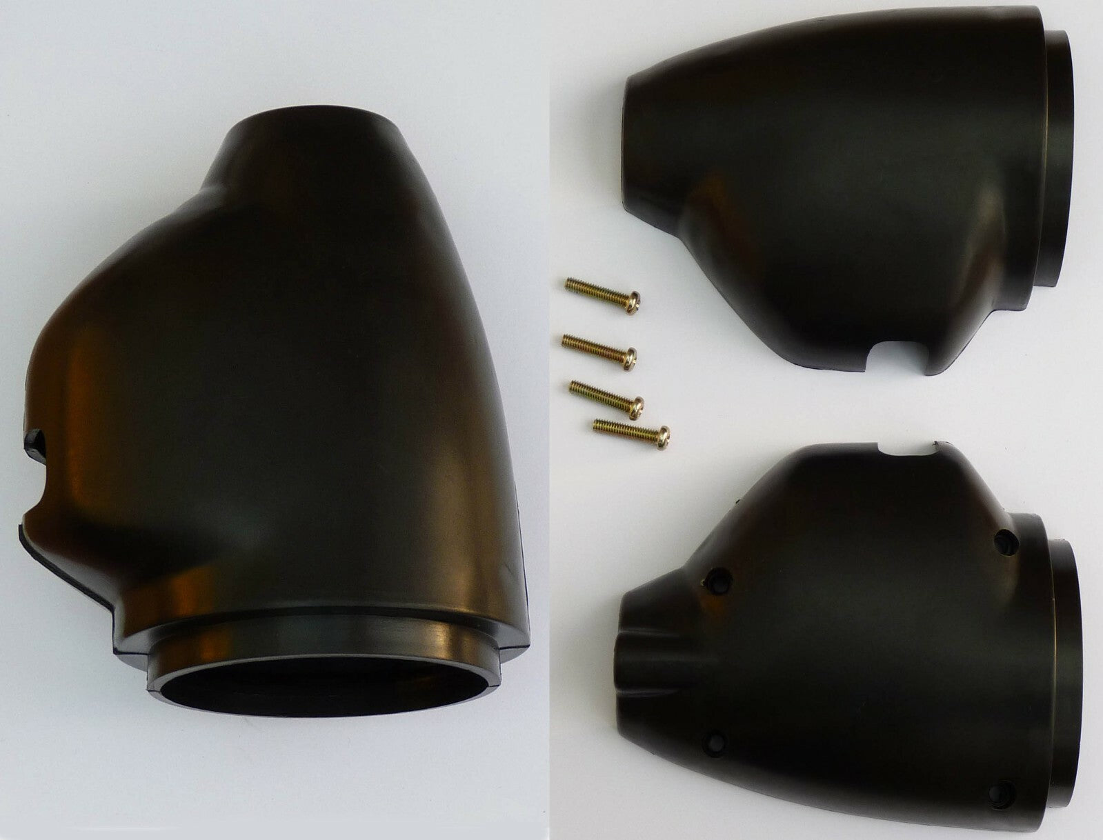 Set of MGB Left Hand Drive (LHD) Steering Column Cowls, BMC part 18G8714