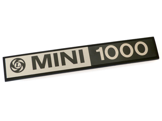 Classic Mini 1000 Concours OEM Boot Lid Badge, BMC Part; CZH4152