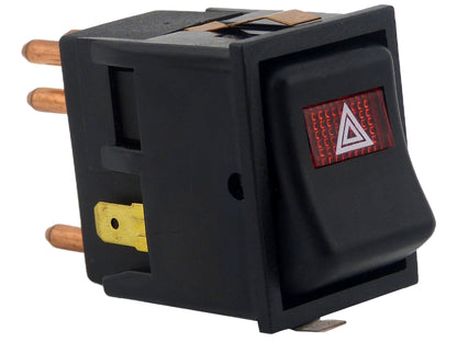 Mini Dash Mounted Hazard Warning Light Switch 1976-96 YUF101660, EP7688, SPB603