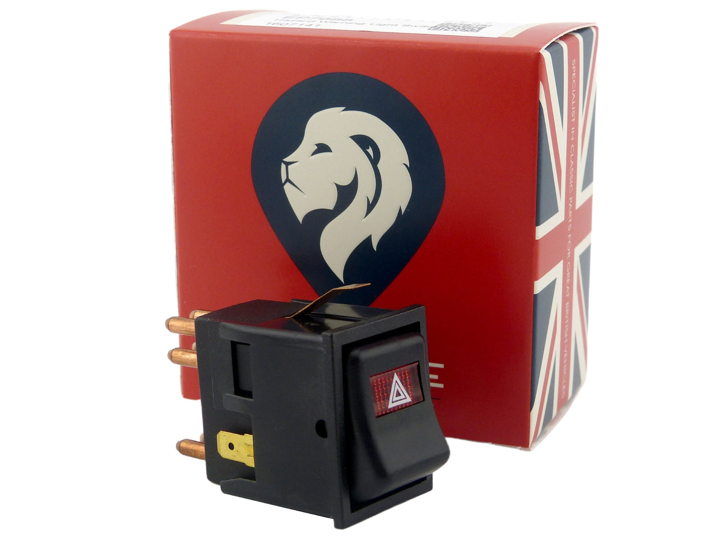 Mini Dash Mounted Hazard Warning Light Switch 1976-96 YUF101660, EP7688, SPB603