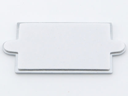 Classic Car GB Union Jack Enamel, Chrome Flag Self Adhesive Badge + Mock Screws