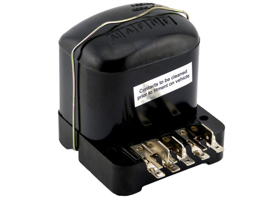 Lucas Type Dynamo 5 Terminal Voltage Regulator Control Box, GEU6603, NCB101