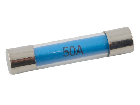 Automotive / Classic Car & Motorcycle 50A Quick Blow Glass Fuse, GFS50X
