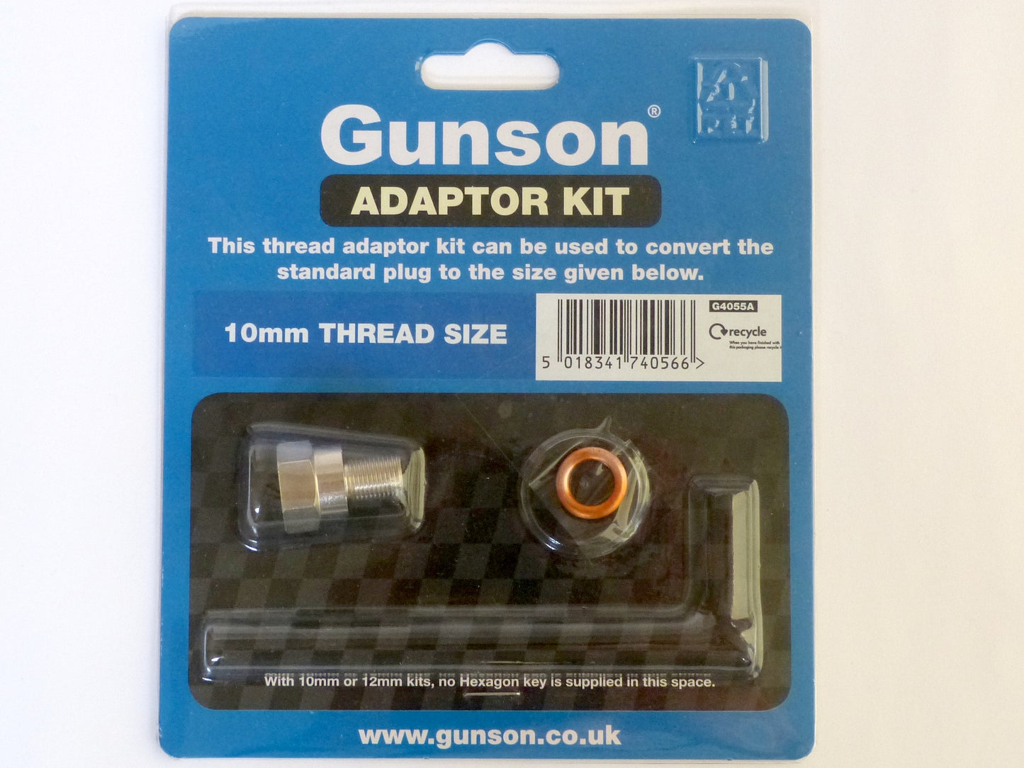 Gunson Colortune G4055A 10mm Classic Engine Petrol Diagnostic Adaptor Kit