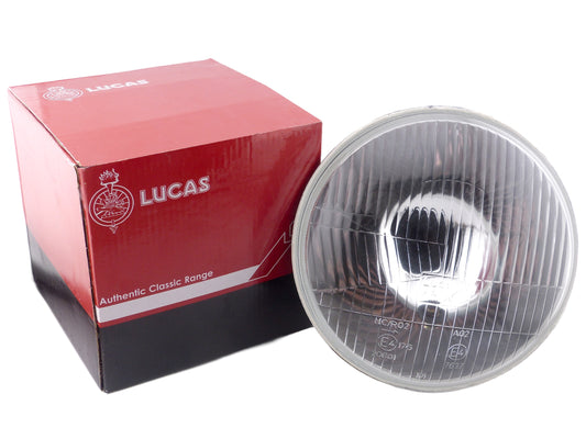 Lucas 26570083 LUB383 Classic Car Headlamp 7" RHD + Pilot, Austin Morris MG Mini