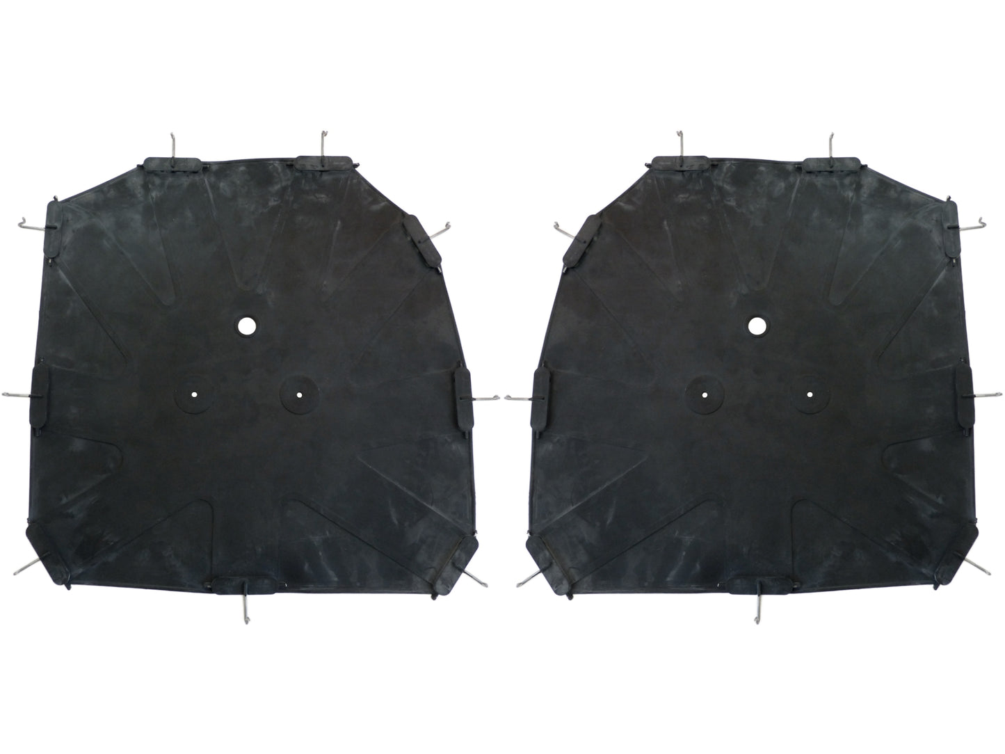 British Made Jaguar E Type S3 Pair of Seat Diaphragms + Fixing Clips, SBS1054/5
