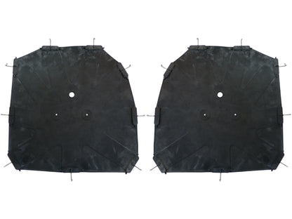 British Made Jaguar E Type S3 Pair of Seat Diaphragms + Fixing Clips, SBS1054/5