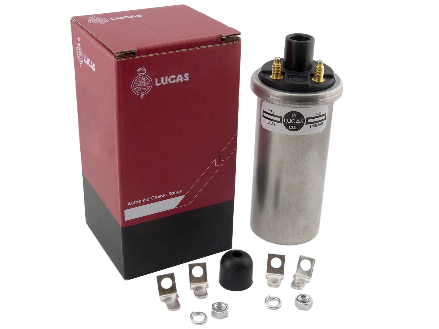Lucas 47275 45222 17M6 6V Motorcycle Oil Filled High Performance Ignition Coil