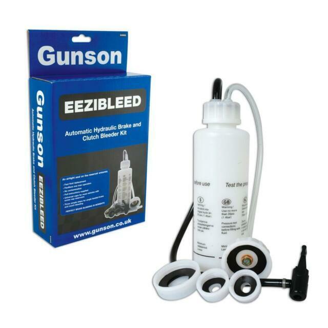 Gunson Eezibleed G4062, Hydraulic Clutch & Brake Bleeding Kit with Instructions